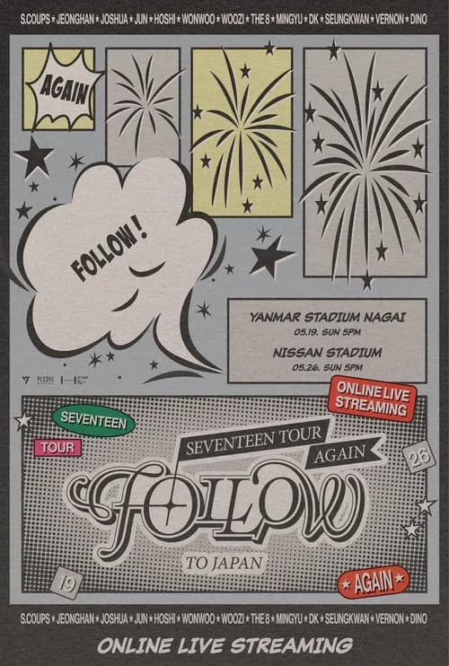 SEVENTEEN TOUR 'FOLLOW' AGAIN TO YOKOHAMA poster