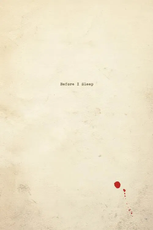 Before I Sleep poster